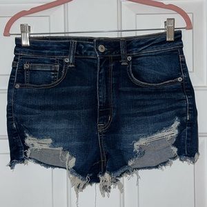 American eagle super high rise shortie shorts, size 8/29